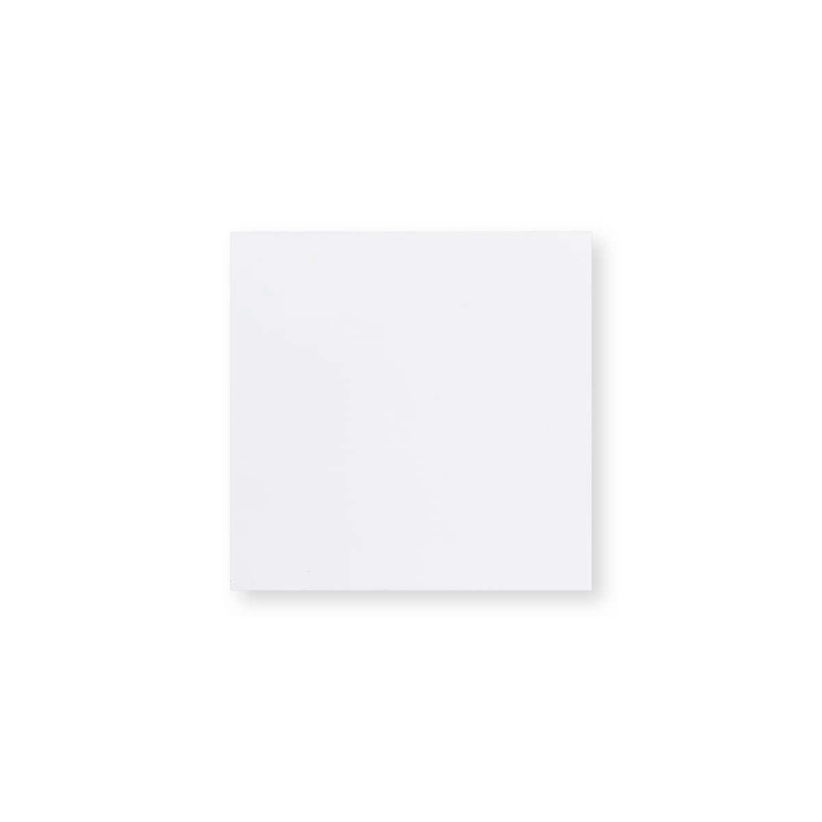 Weißer Briefumschlag - Gerade Klappe 120x120 mm