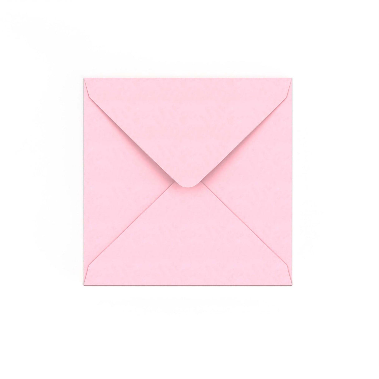 Pastellrosa Briefumschlag 140x140 mm