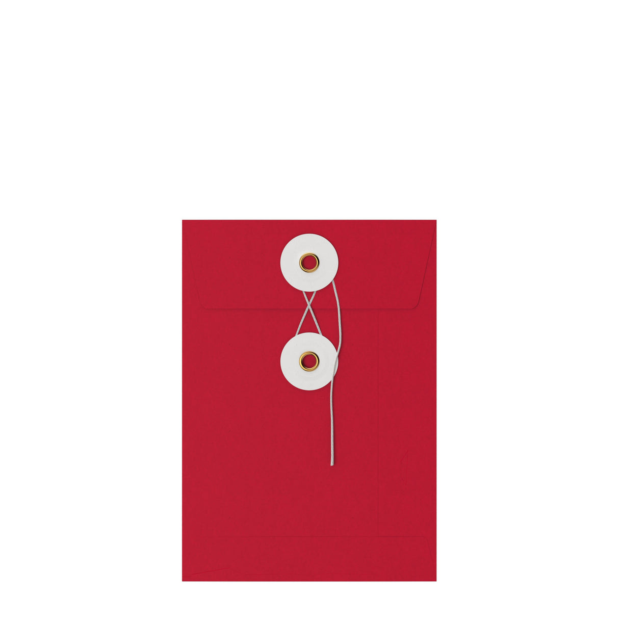 Farbige Briefumschläge mit Kordel- und Scheibenverschlus