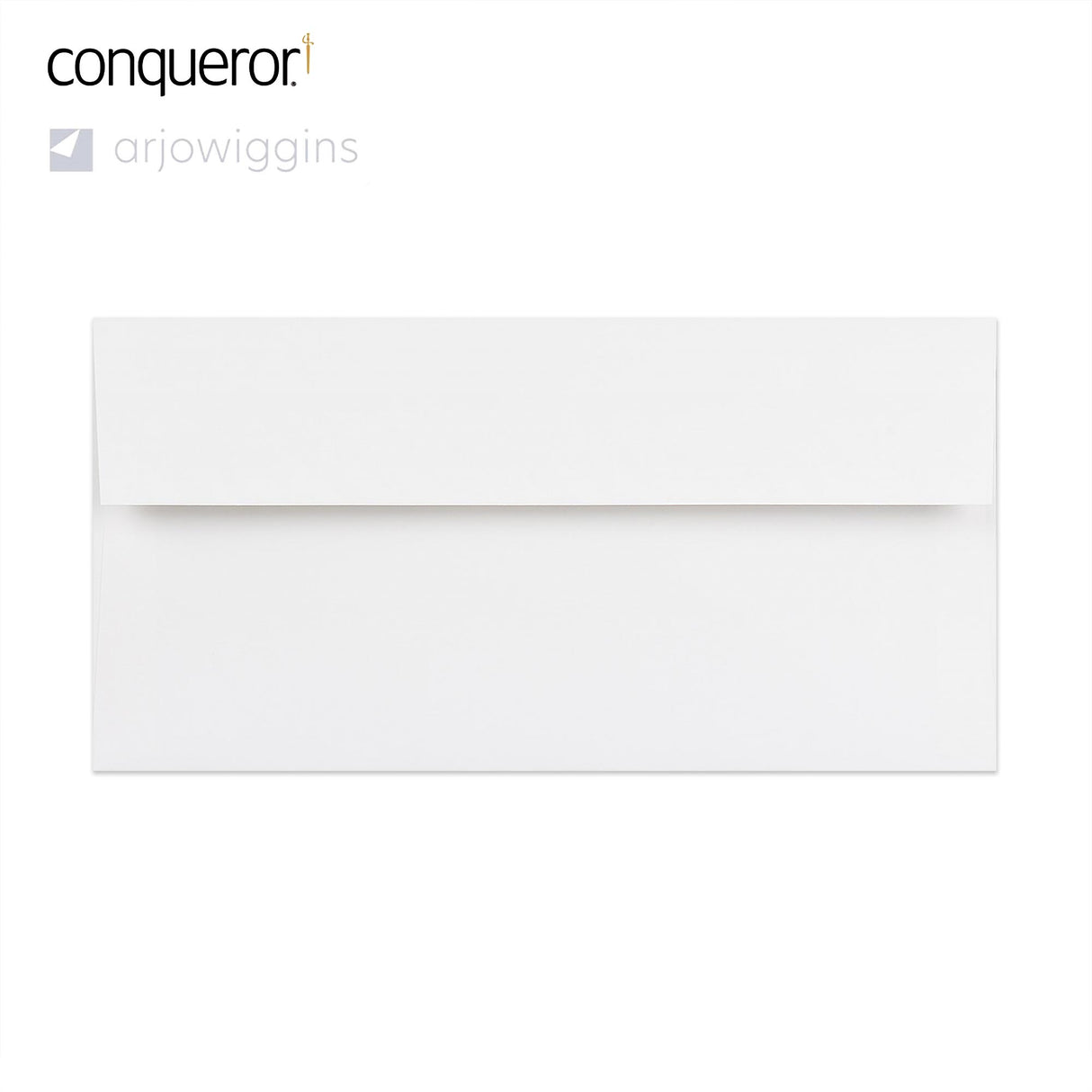 BrillantWeißer Conqueror Briefumschlag 110x220 mm (DL)