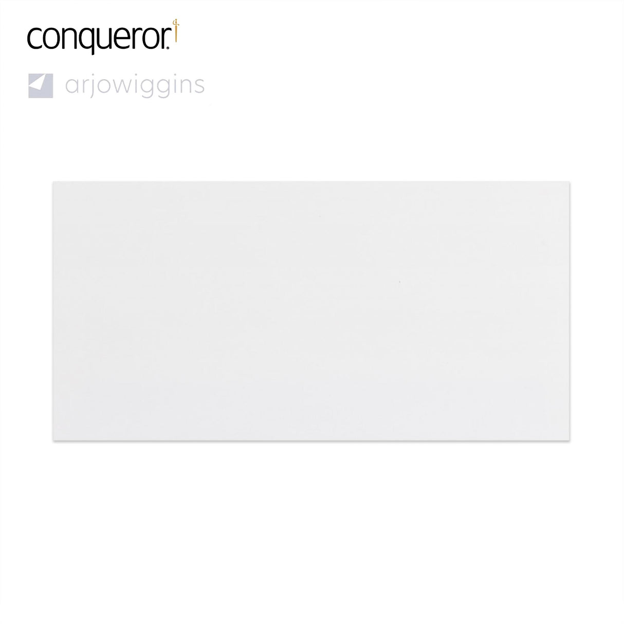 BrillantWeißer Conqueror Briefumschlag 110x220 mm (DL)