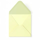 Briefumschlag Elfenbein gehämmert 155x155 mm