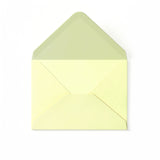 Briefumschlag Elfenbein gehämmert 82x113 mm