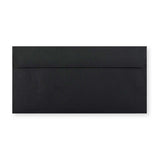 Schwarzer Briefumschlag 110x220 mm (DL)