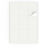  Rechteckige Klebeetiketten