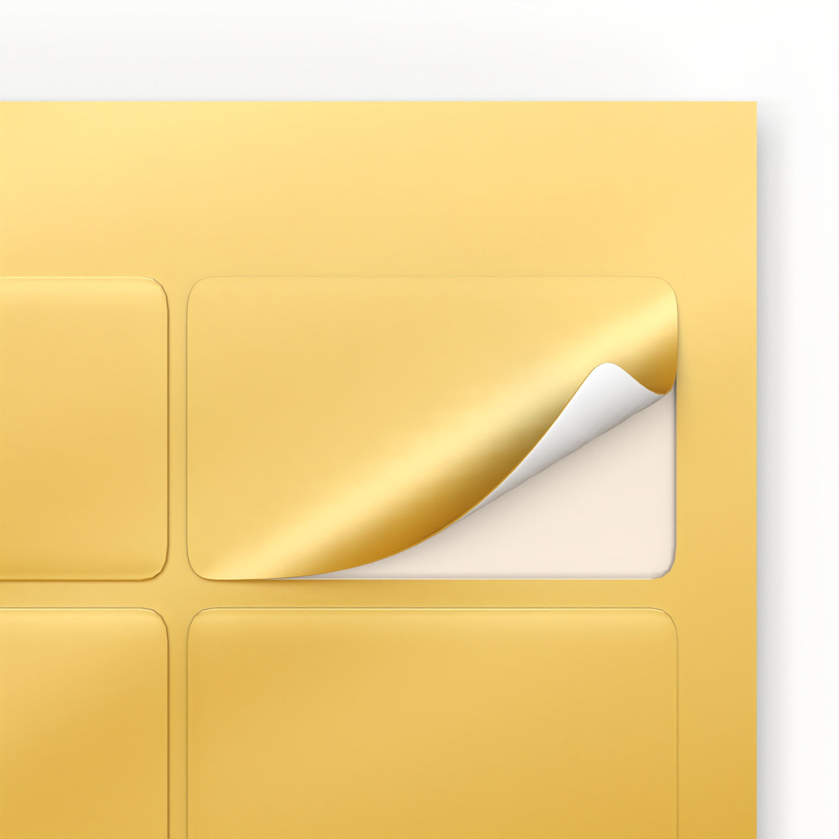  Rechteckige Klebeetiketten