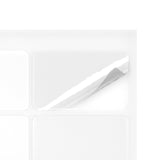  Rechteckige Klebeetiketten