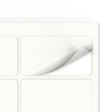  Rechteckige Klebeetiketten