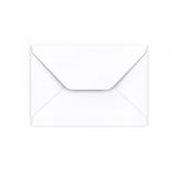 Weißer Umschlag mit Trapezlasche 102x146mm