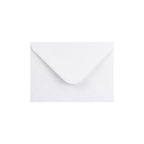 Weißer Briefumschlag - Diamant-Klappe 121x171 mm