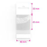 Zellophan-Beutel mit Kopflasche