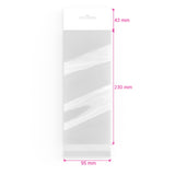 Zellophan-Beutel mit Kopflasche