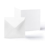 Glattweiße Karten und Briefumschläge – Packung