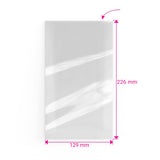 Zellophanhülle, oben offen