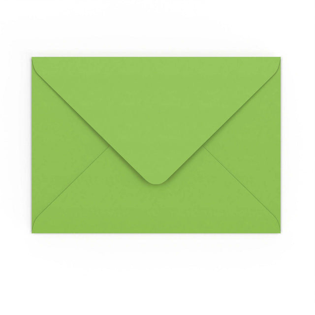 C5 Mid Green Gummed V-Flap Envelope (162 x 229mm)