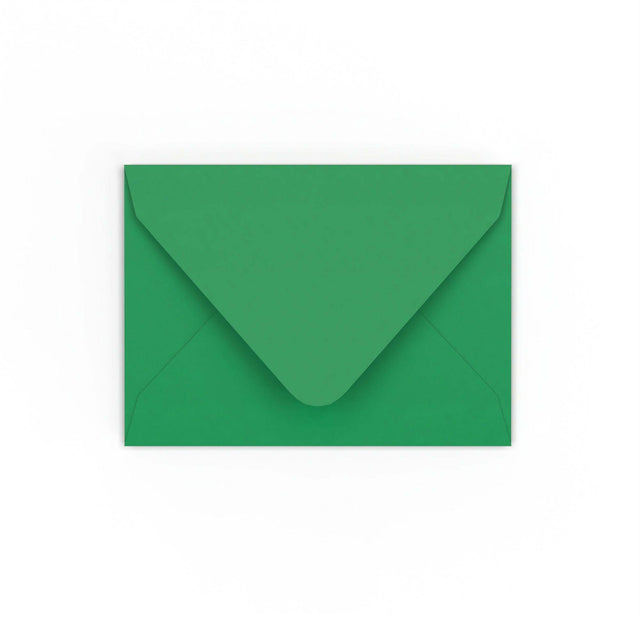 C7 Dark Green Gummed V-Flap Envelope (82 x 113mm)