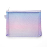 Nylon-Netztasche mit Farbverlauf und Reißverschluss