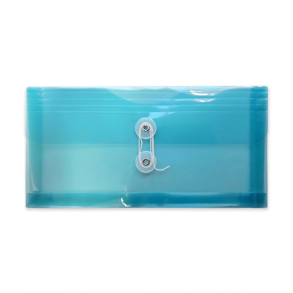 Polypropylen-Umschlag mit Falte und Bindfadenverschluss